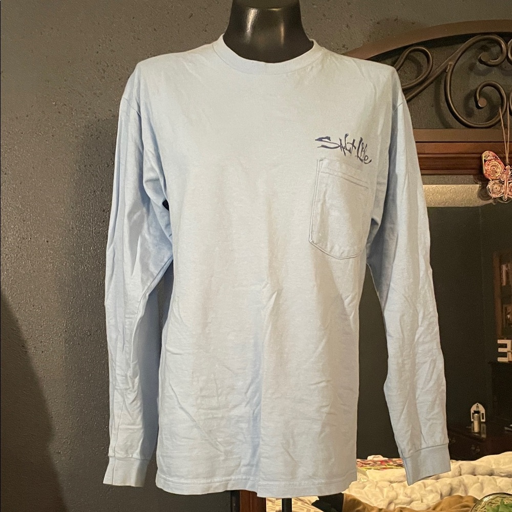 Salt Life Sky Blue Men's Long Sleeve Tee
